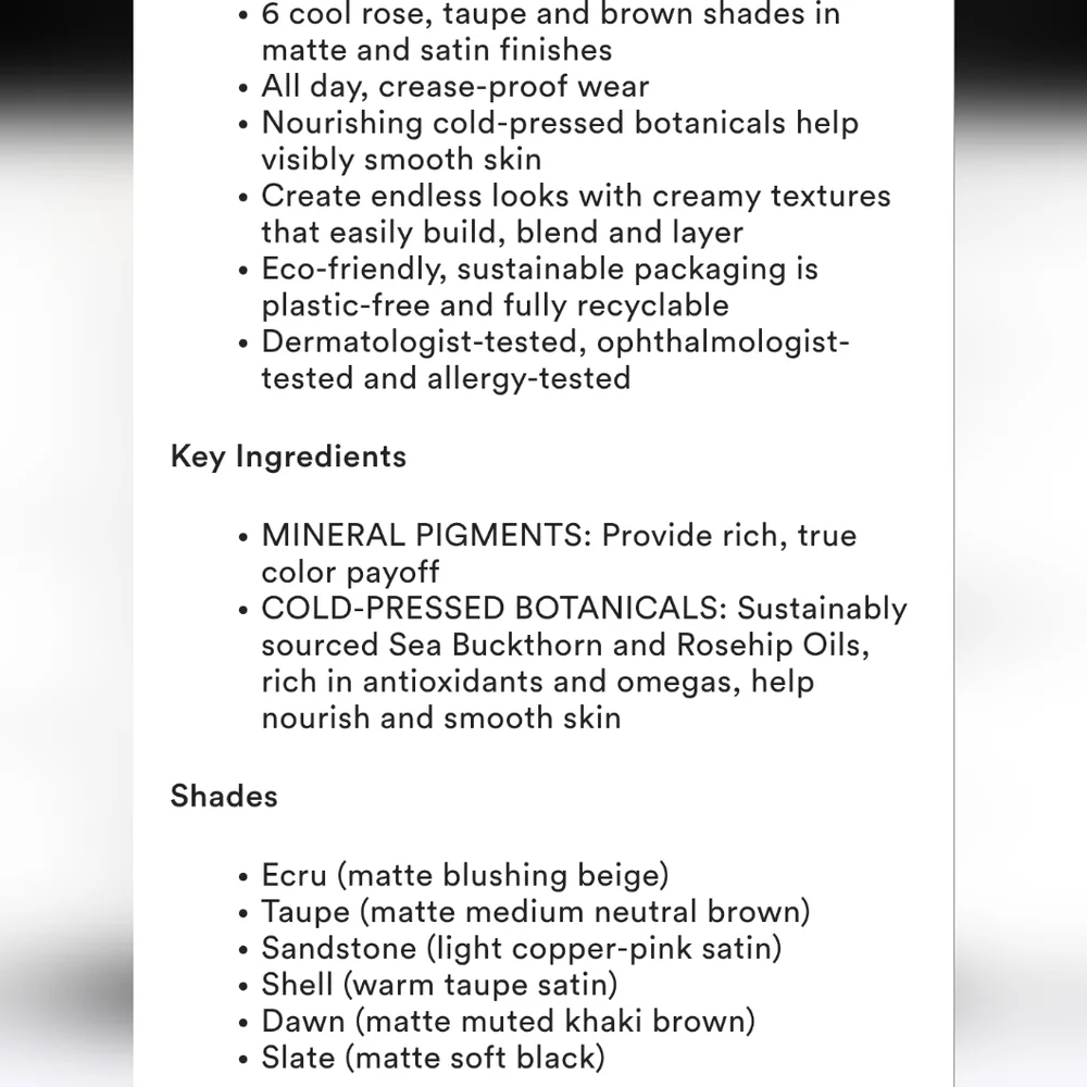 BareMinerals Mineralist‎ Eyeshadow Palette